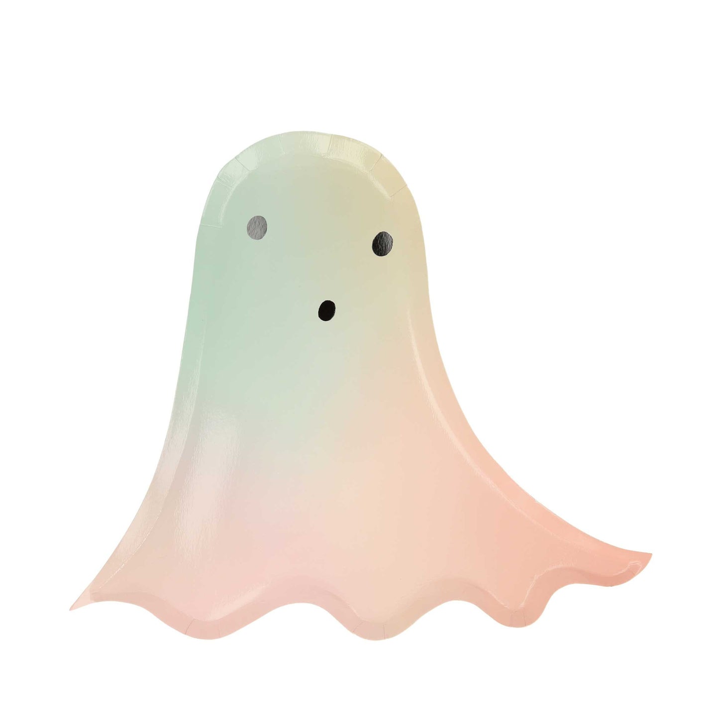 Pastel Halloween Star Pattern Plates