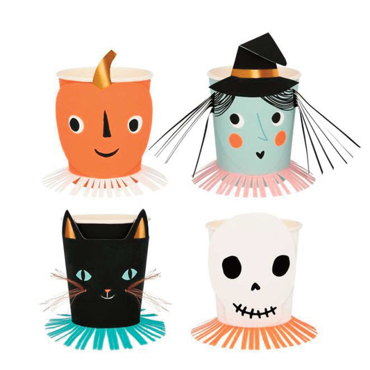 Vintage Halloween Paper Cups