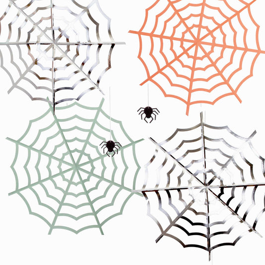 Giant Halloween Hanging Cobwebs