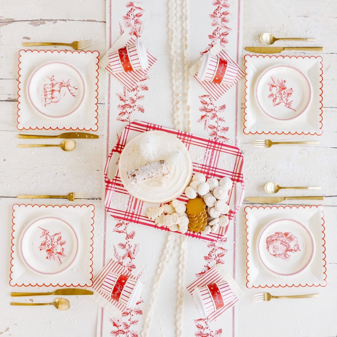 holiday table setting