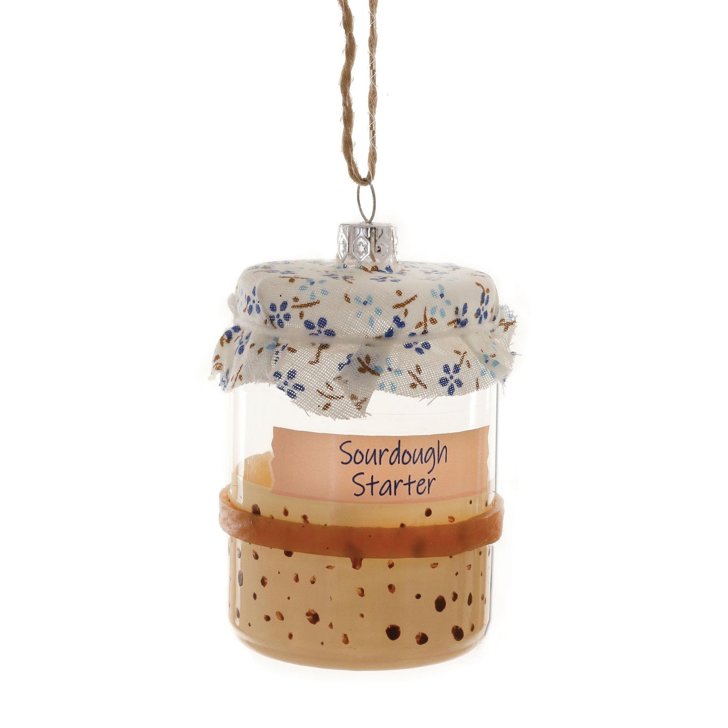 Sourdough Starter Glass Ornament