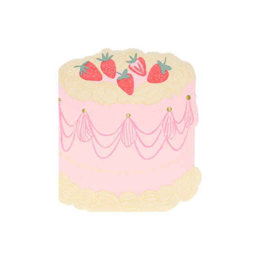 Pink Cake Napkins