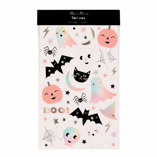 Pastel Halloween Temporary Tattoo Sheets