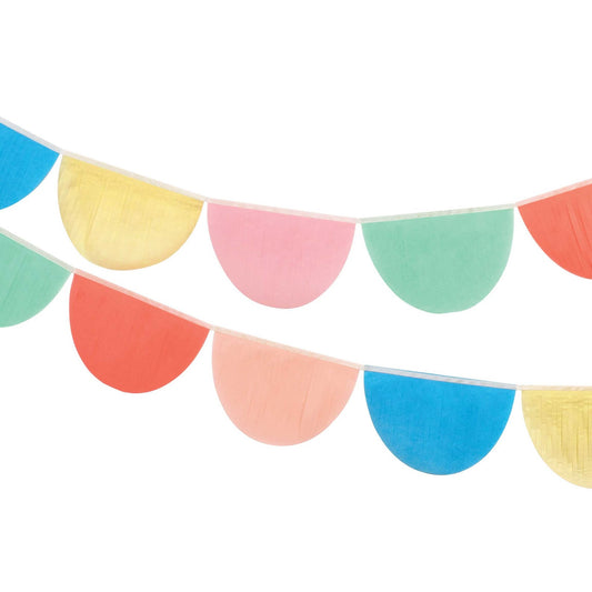 meri meri scallop tissue garland