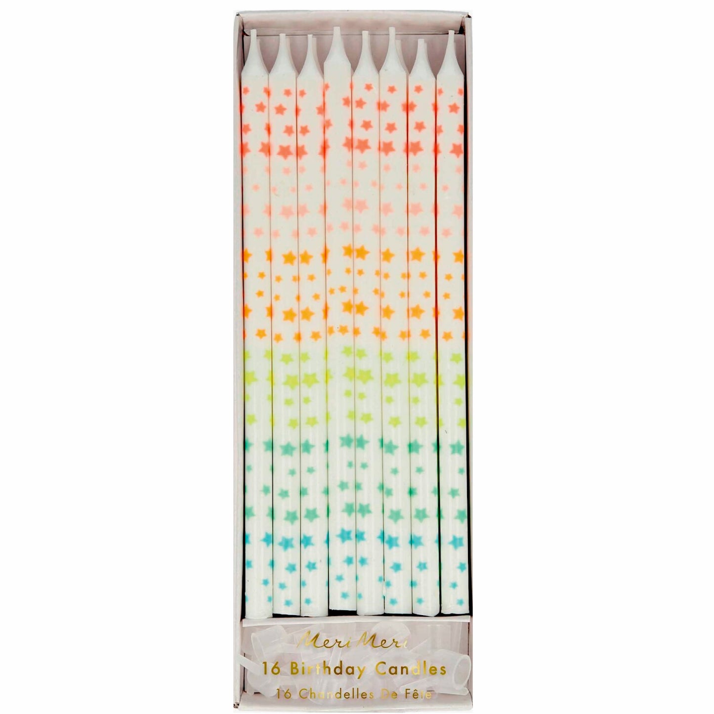 Star Pattern Cake Candles