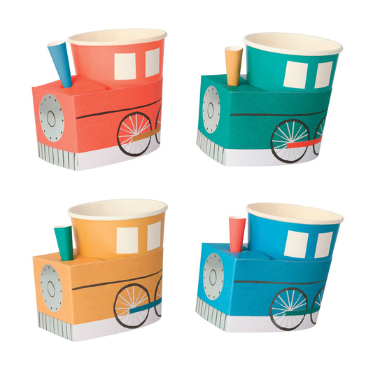 Train Paper Cups
